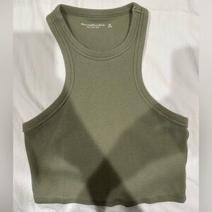 Abercrombie high neck rib tank